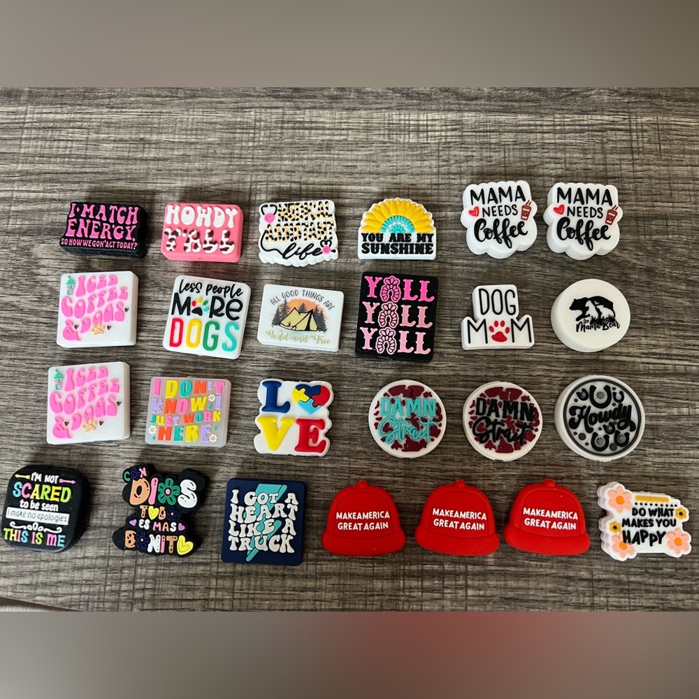 50 Focal Beads/Silicone Beads for crafting